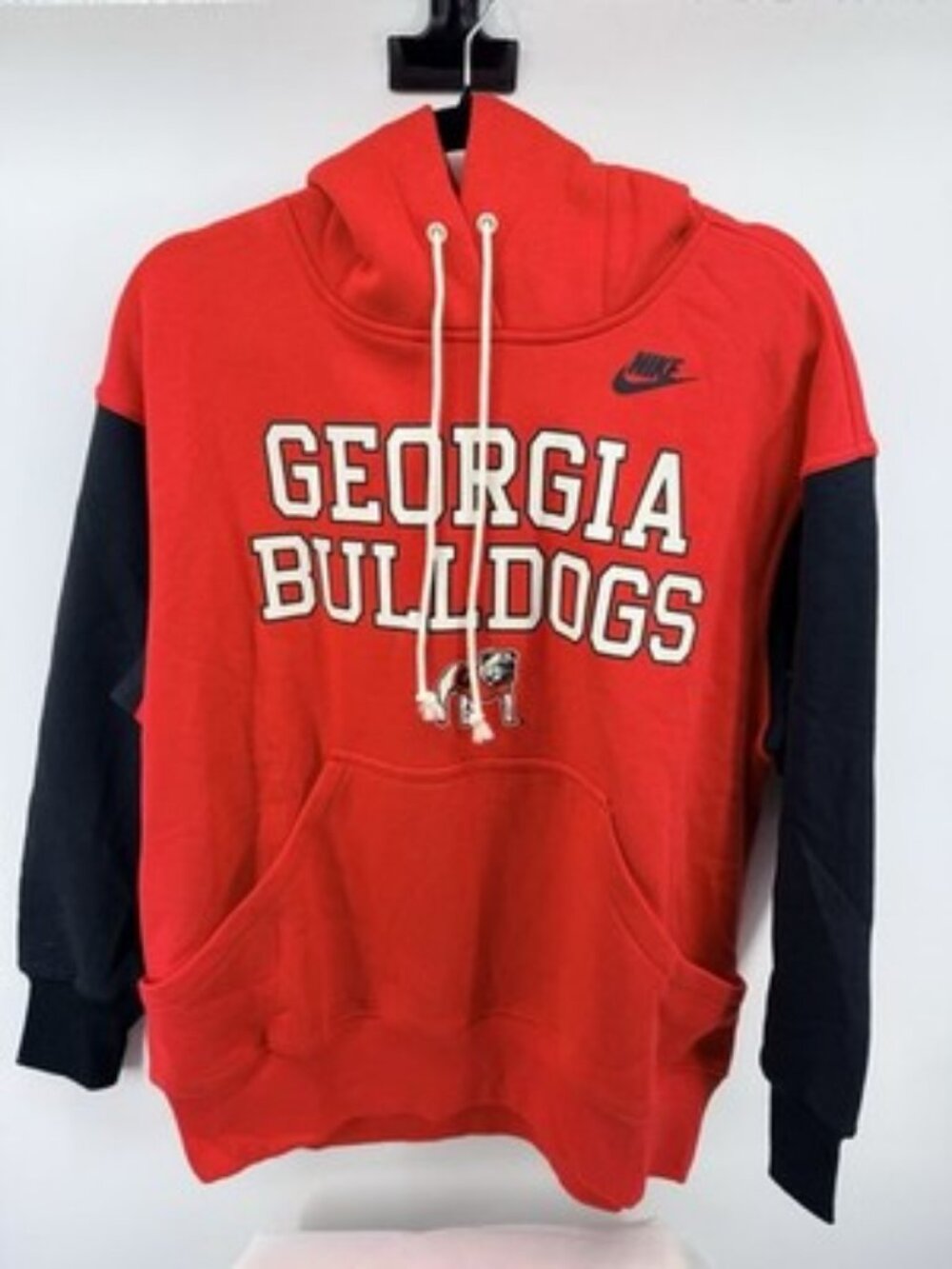 Nike Georgia Bulldogs Hoodie Red Black Pullover NCAA Small NWT